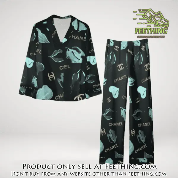 Trending luxury chanel satin pajama set pjs1040 ft5923461